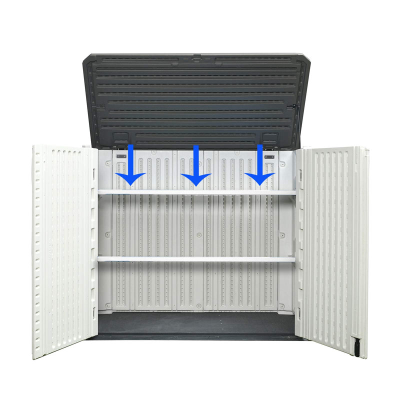 Rebrilliant Moyers Kinying Shelving Rack Storage Shed Shelving